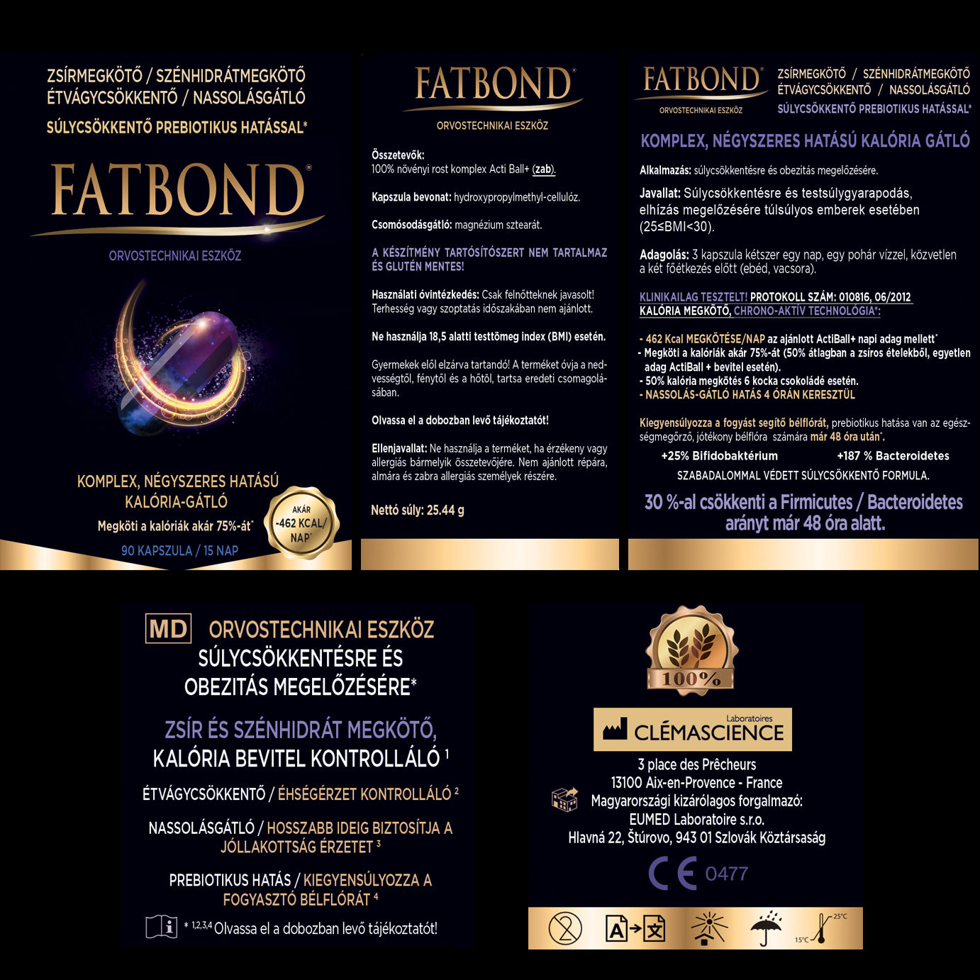 FATBOND® - Prebiotikus súlycsökkentés