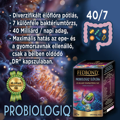 PROBIOLOGIQ® - Vastagbél mikrobiom/élőflóra pótlás