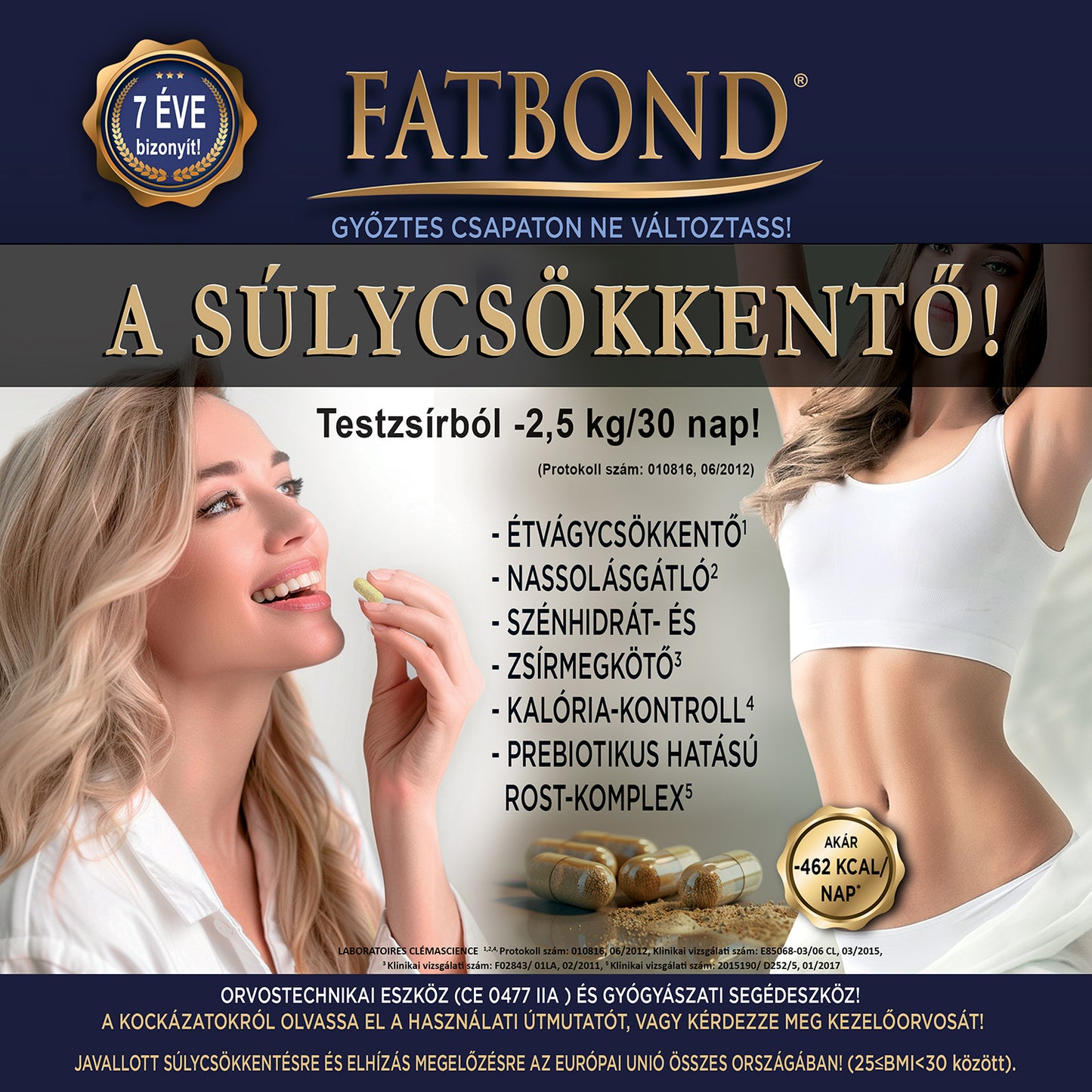 FATBOND® - Prebiotikus súlycsökkentés