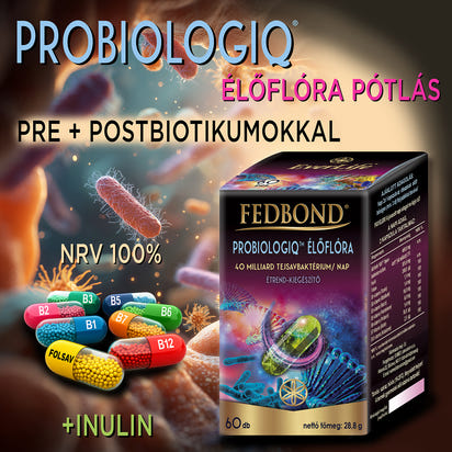 PROBIOLOGIQ® - Vastagbél mikrobiom/élőflóra pótlás