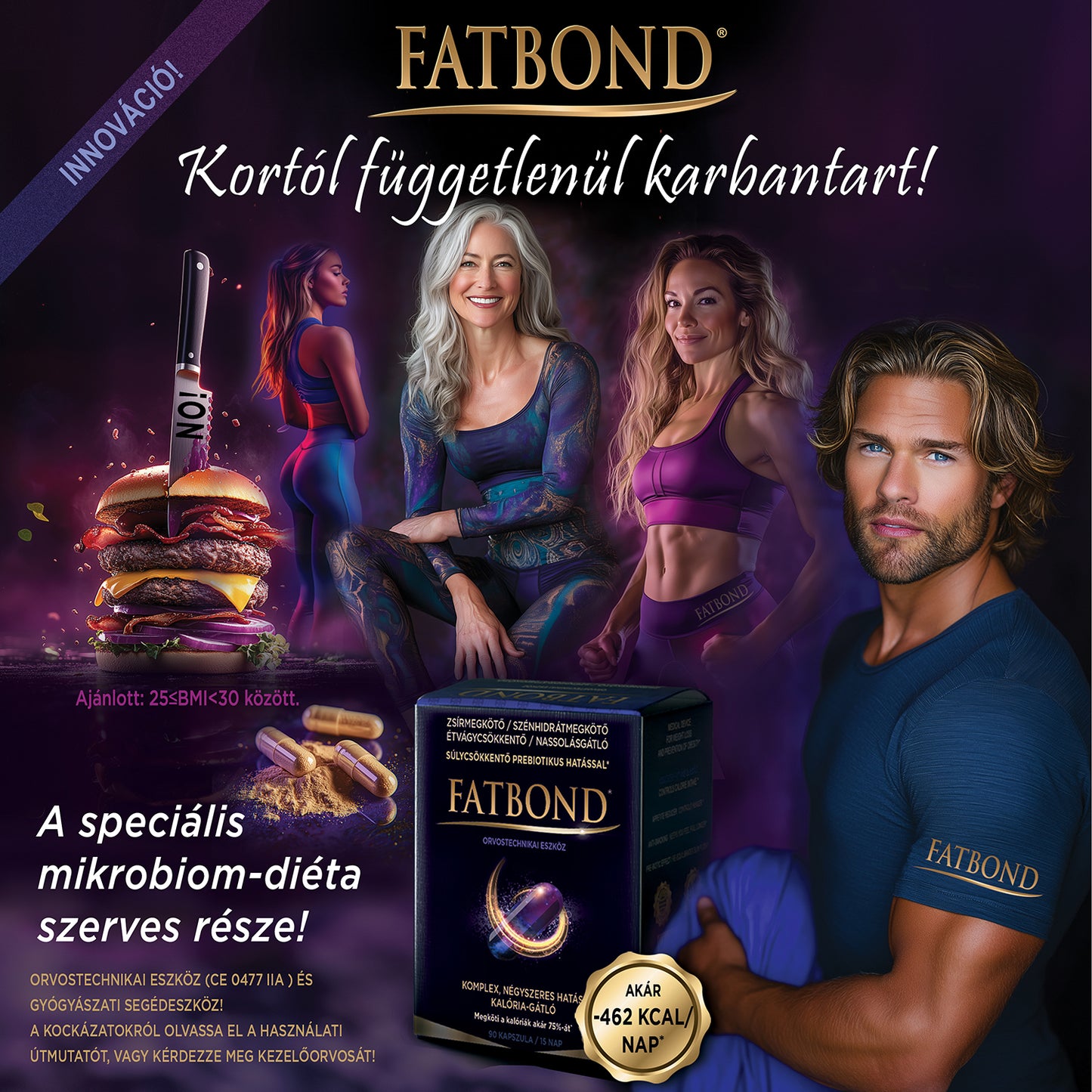 FATBOND® - Prebiotikus súlycsökkentés