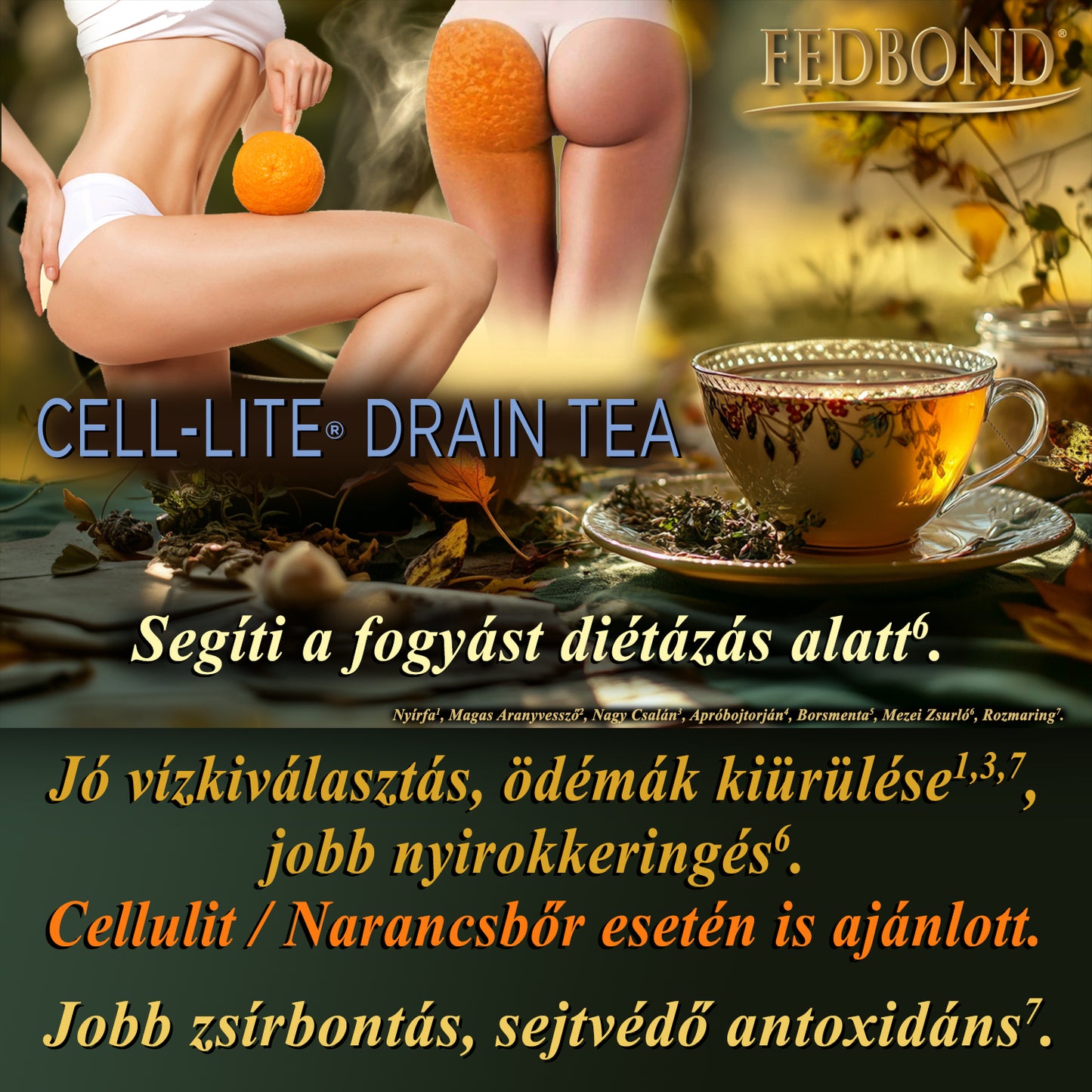 CELL-LITE® DRAIN TEA - Veseműködés - Vízhajtás