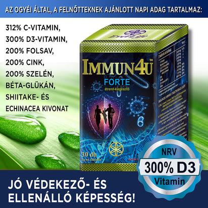 IMMUN4U Forte - Jó védekező- és ellenálló képesség