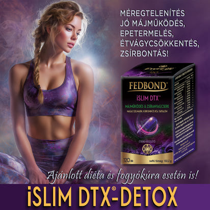 iSLIM DTX - Májműködés - Méregtelenítés - Zsírbontás