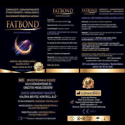 FATBOND® - Prebiotikus súlycsökkentés
